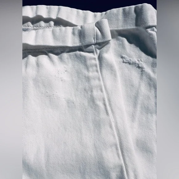 Free People Ivory Button Fly Boyfriend Chino Pants Size 28 - Picture 10 of 10